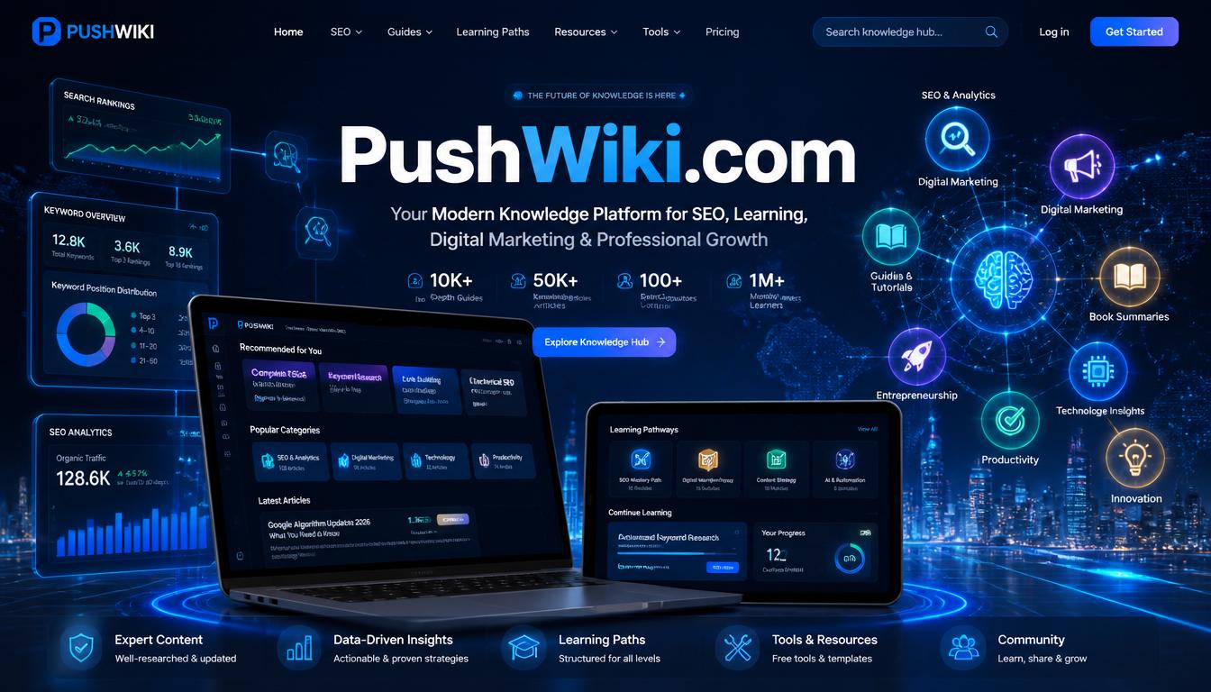 PushWiki.com 2026: Ultimate Knowledge Hub for SEO, Guides & Learning