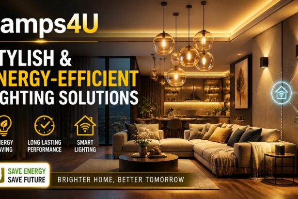 Lamps4U: Transforming Modern Spaces with Stylish, Energy-Efficient Lighting Solutions