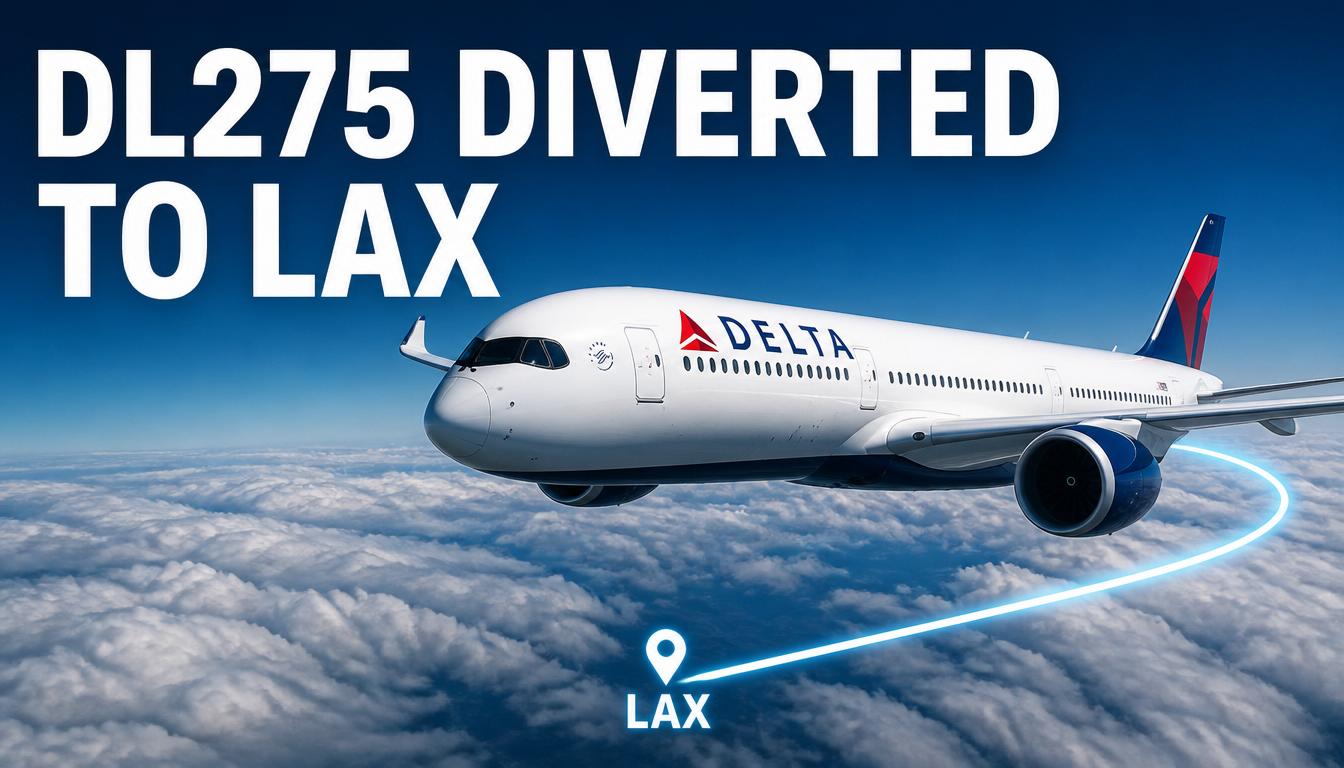 What Caused Delta Flight DL275 to Divert to LAX? Full Airbus A350 Incident Report